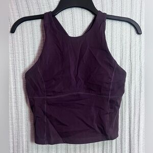 Women's Purple Tank Sports Bra